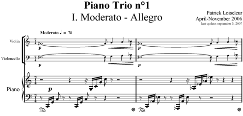 Loiseleur Piano Trio